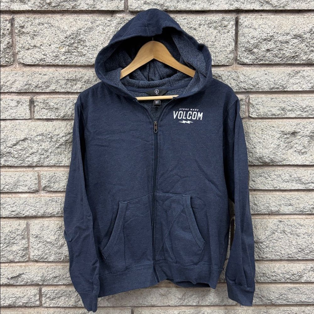 Volcom full-zip hoodie navy blue